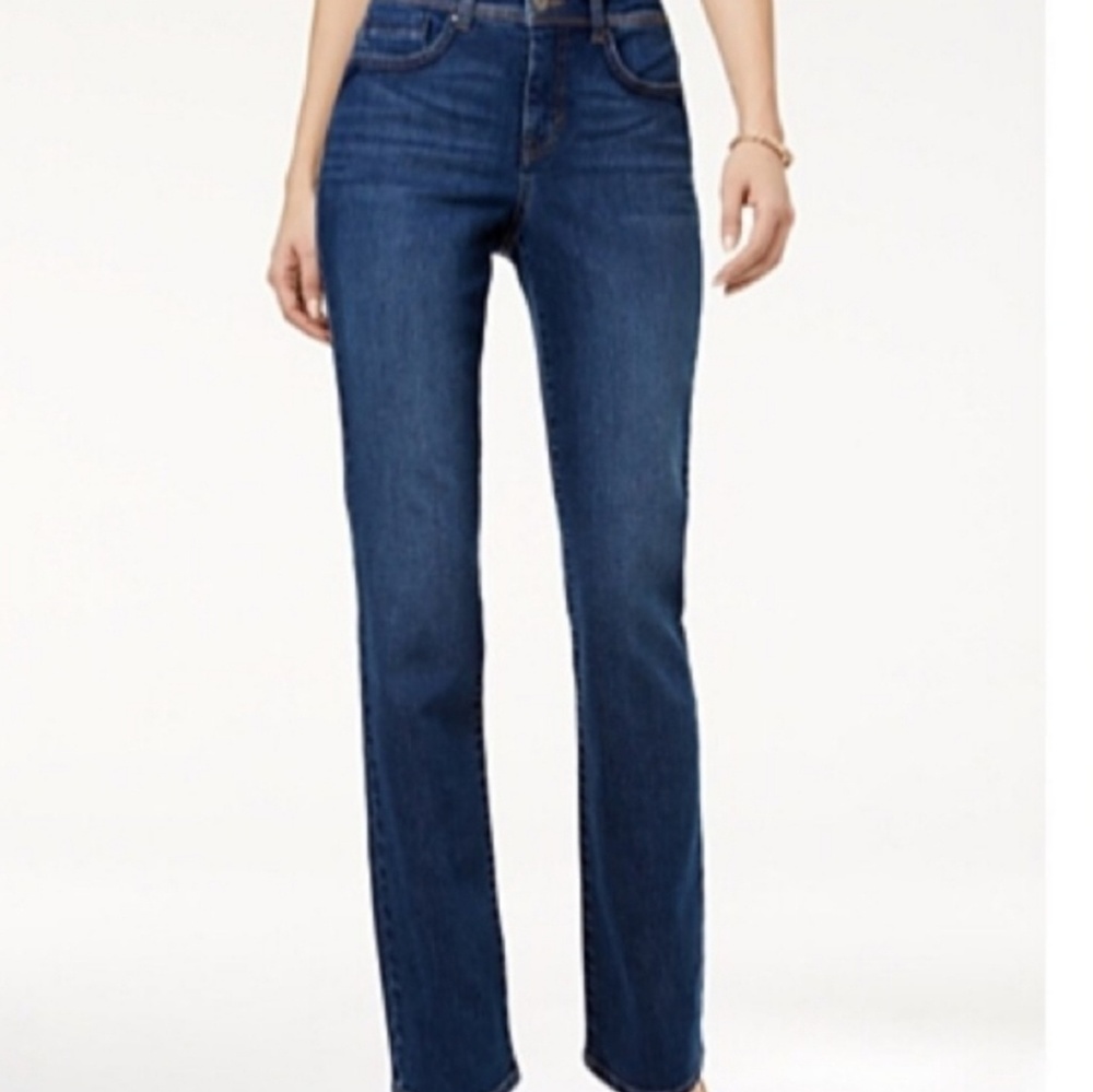 Sale 🛍 STYLE & CO Straight Leg Jeans Size 8S - Picture 1 of 5